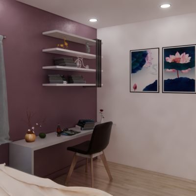 Navya Interiors girls bed room
